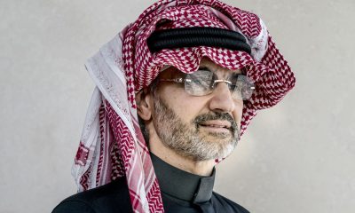 Prince Alwaleed Bin Talal, Saudi billionaire and founder of Kingdom Holding Co., poses for a photograph in the penthouse office of Kingdom Holding Co., following his release from 83 days of detention in the Ritz-Carlton hotel in Riyadh, Saudi Arabia