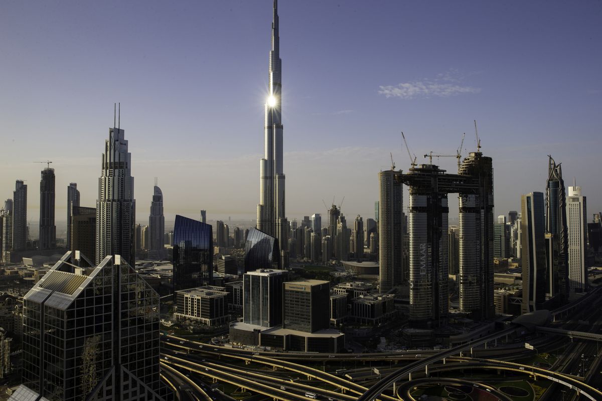 Burj Khalifa tower, UAE