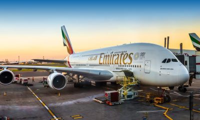 Emirates Airbus A380 - 800 super jumbo