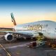 Emirates Airbus A380 - 800 super jumbo