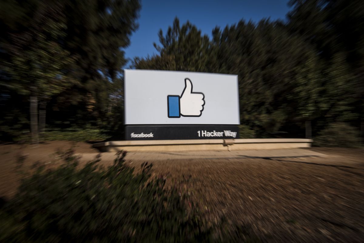 facebook signage; online media