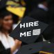 A graduating student's cap declares their future intentions during commencement exercises at City College where First lady Michelle Obama delivered the commencement speech after being presented with an honorary doctorate of humane letters at City College on June 3, 2016 in New York City. This is the final commencement speech of her tenure as first lady. In her speech Mrs. Obama celebrated City CollegeÕs diverse student body and the struggles that many students endured on the road to graduation.