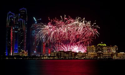 abu dhabi fireworks; DCT Abu dhabi