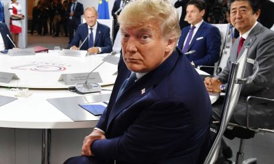 US president donald trump at G-7 summit