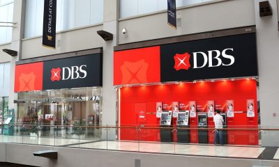 DBS Bank in Marina Bay Sands mall Singapore.