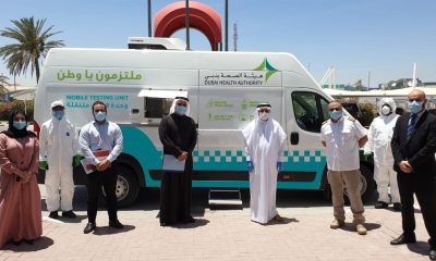 Dubai Health Authority deploys advanced mobile testing unit to conduct COVID-19 screening in labour camps