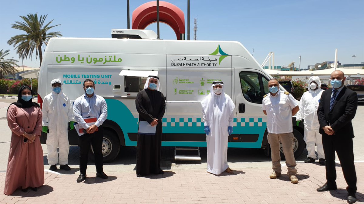 Dubai Health Authority deploys advanced mobile testing unit to conduct COVID-19 screening in labour camps