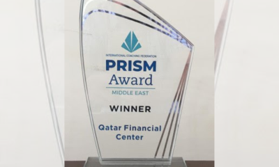 Qatar Financial Center, Oman India Fertilizer Company and Dubai Airports were celebrated at the first-ever virtual ICF Middle East Prism Award event