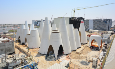 External construction for Austria Pavilion at Expo 2020 complete