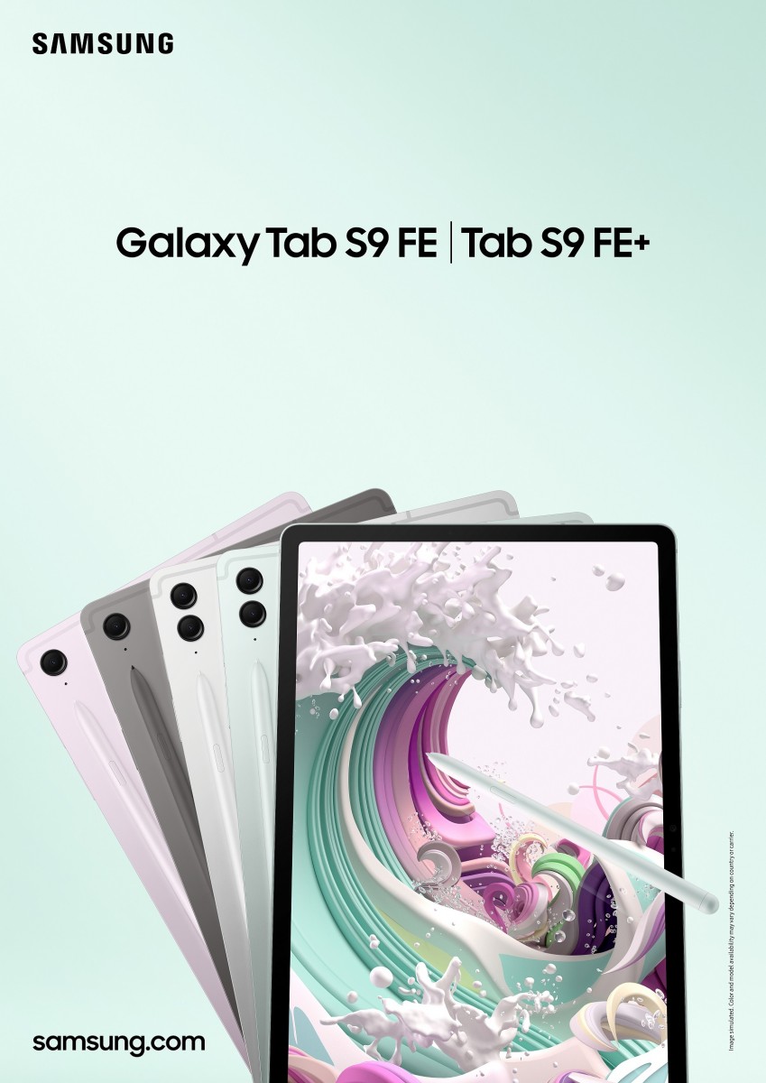 Samsung Galaxy Tab S9 FE, Galaxy Tab S9 FE+ and Galaxy Buds FE